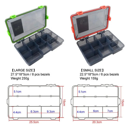 Tackle Box Large Capacity Waterproof Hook Storage Lure Bait Tray