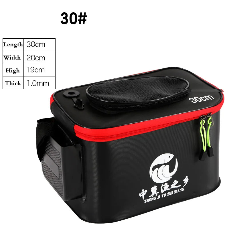 Waterproof Fishing Bucket & Tackle Storage Bag