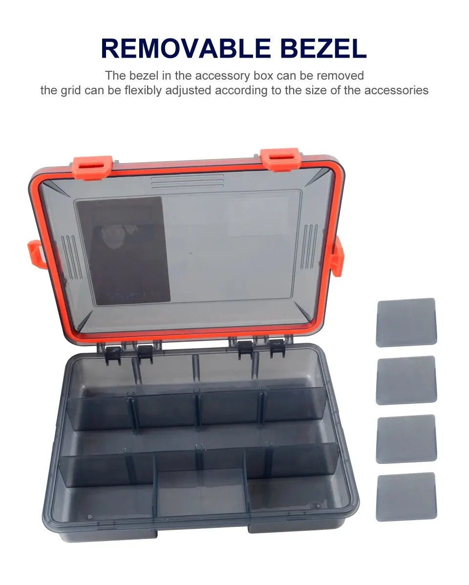 Tackle Box Large Capacity Waterproof Hook Storage Lure Bait Tray
