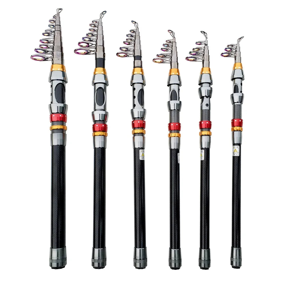 Carbon Fiber Telescopic Rod & Reel Combo