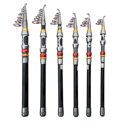 Carbon Fiber Telescopic Rod & Reel Combo