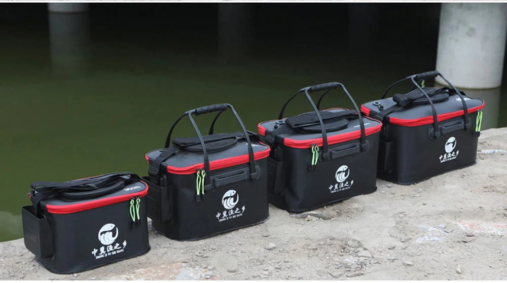 Waterproof Fishing Bucket & Tackle Storage Bag