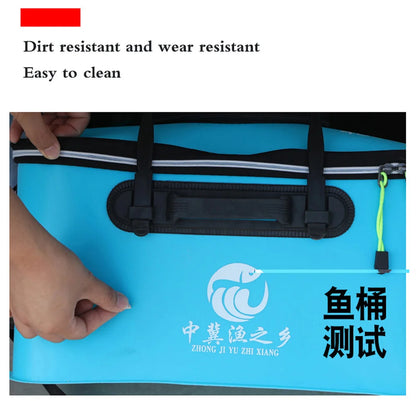 Waterproof Fishing Bucket & Tackle Storage Bag