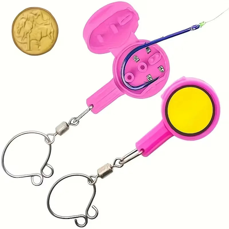 2pc Fishing Knot Tying Tool Set