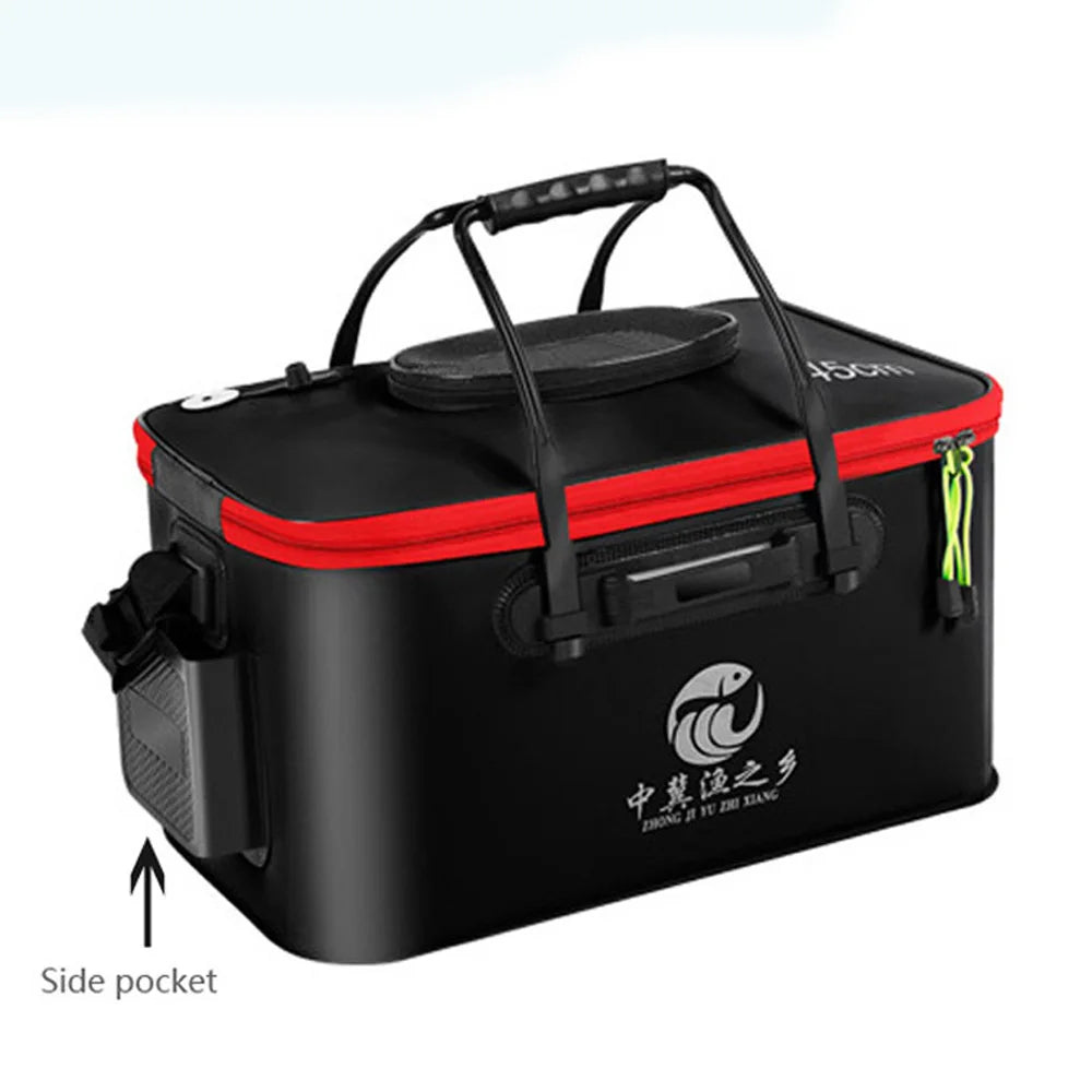 Waterproof Fishing Bucket & Tackle Storage Bag