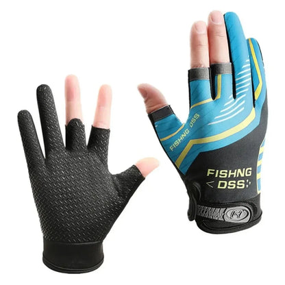 Breathable Anti-Slip Fishing Gloves