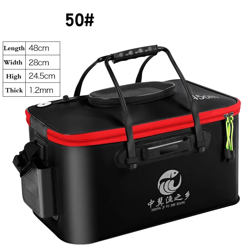 Waterproof Fishing Bucket & Tackle Storage Bag