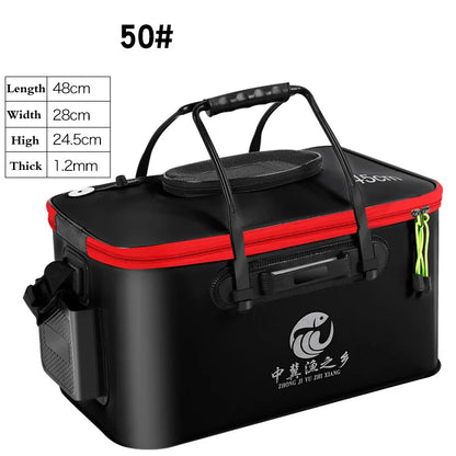 Waterproof Fishing Bucket & Tackle Storage Bag