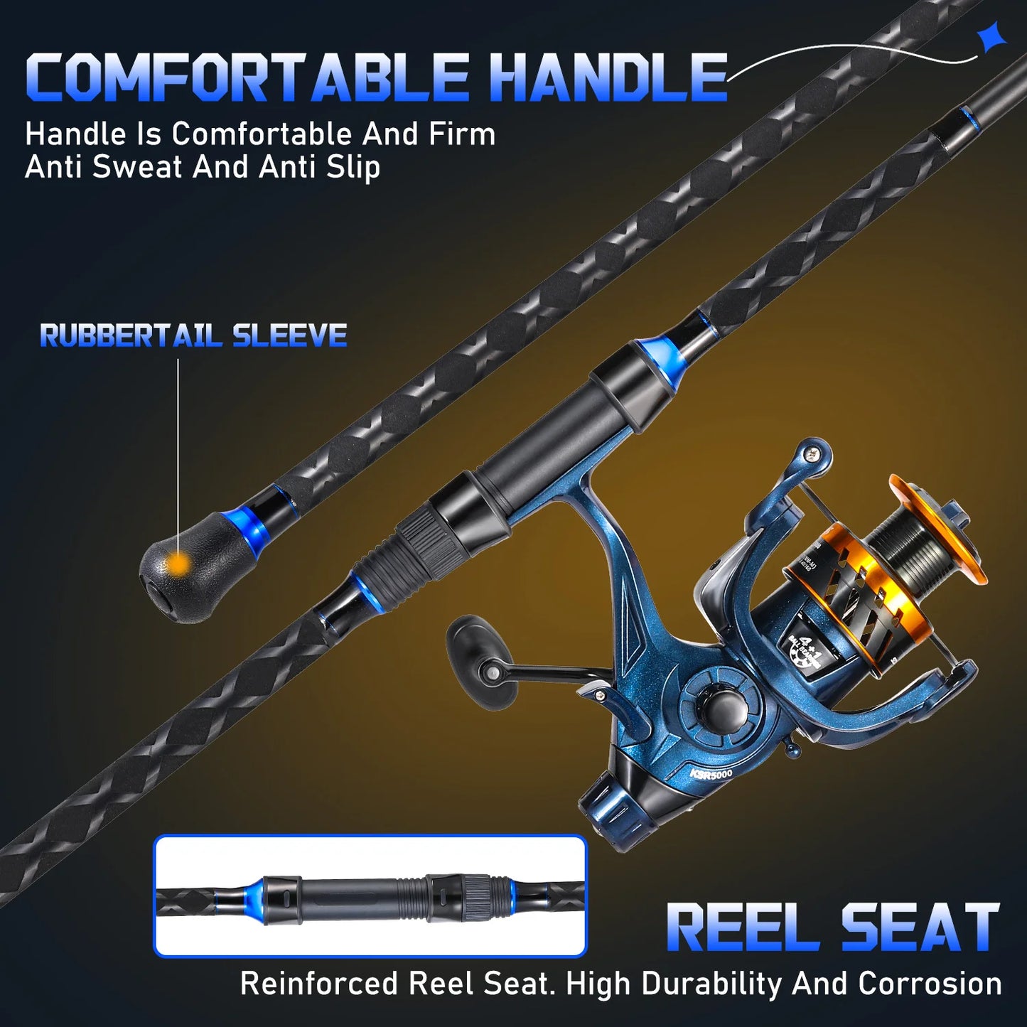 Sougayilang Surf Rod & Reel Combo – Saltwater Setup