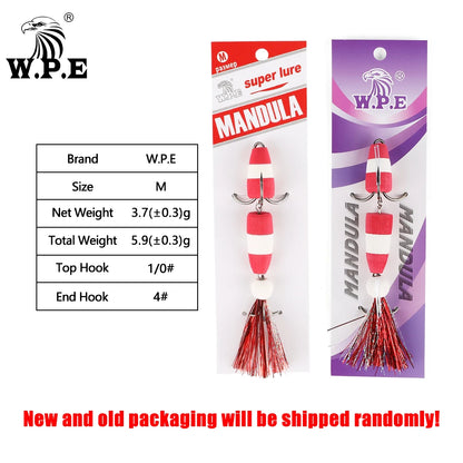 W.P.E Soft Swim Bait Fishing Lure