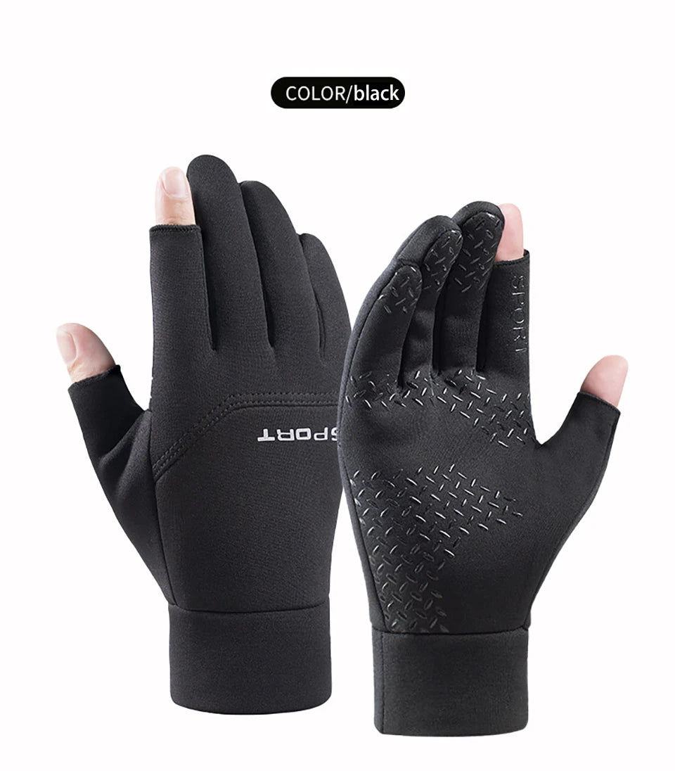 Winter Fishing Gloves with Touchscreen Fingers