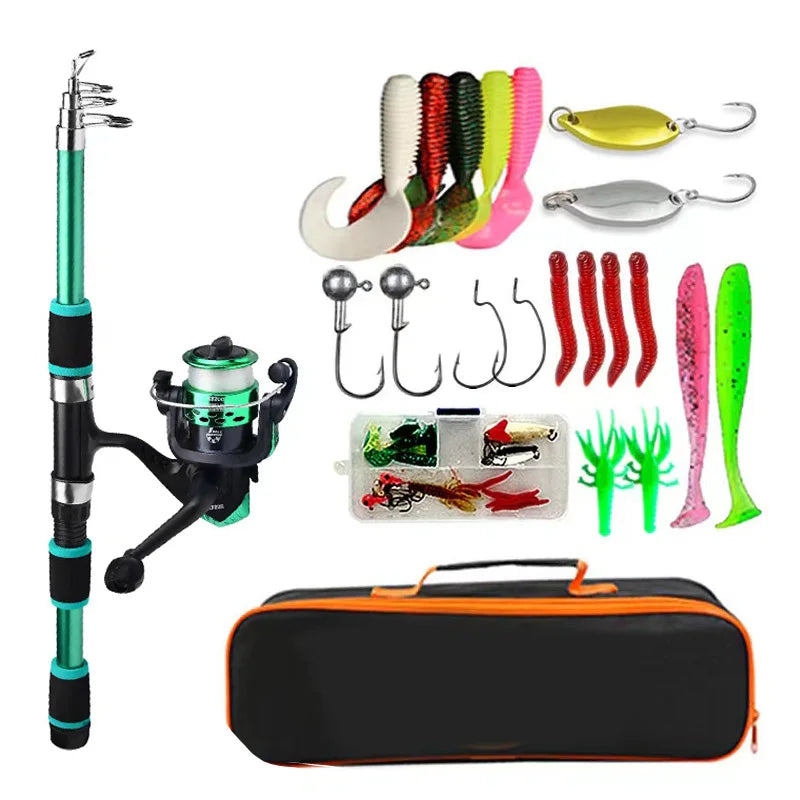 Telescopic Fishing Pole Travel Kit