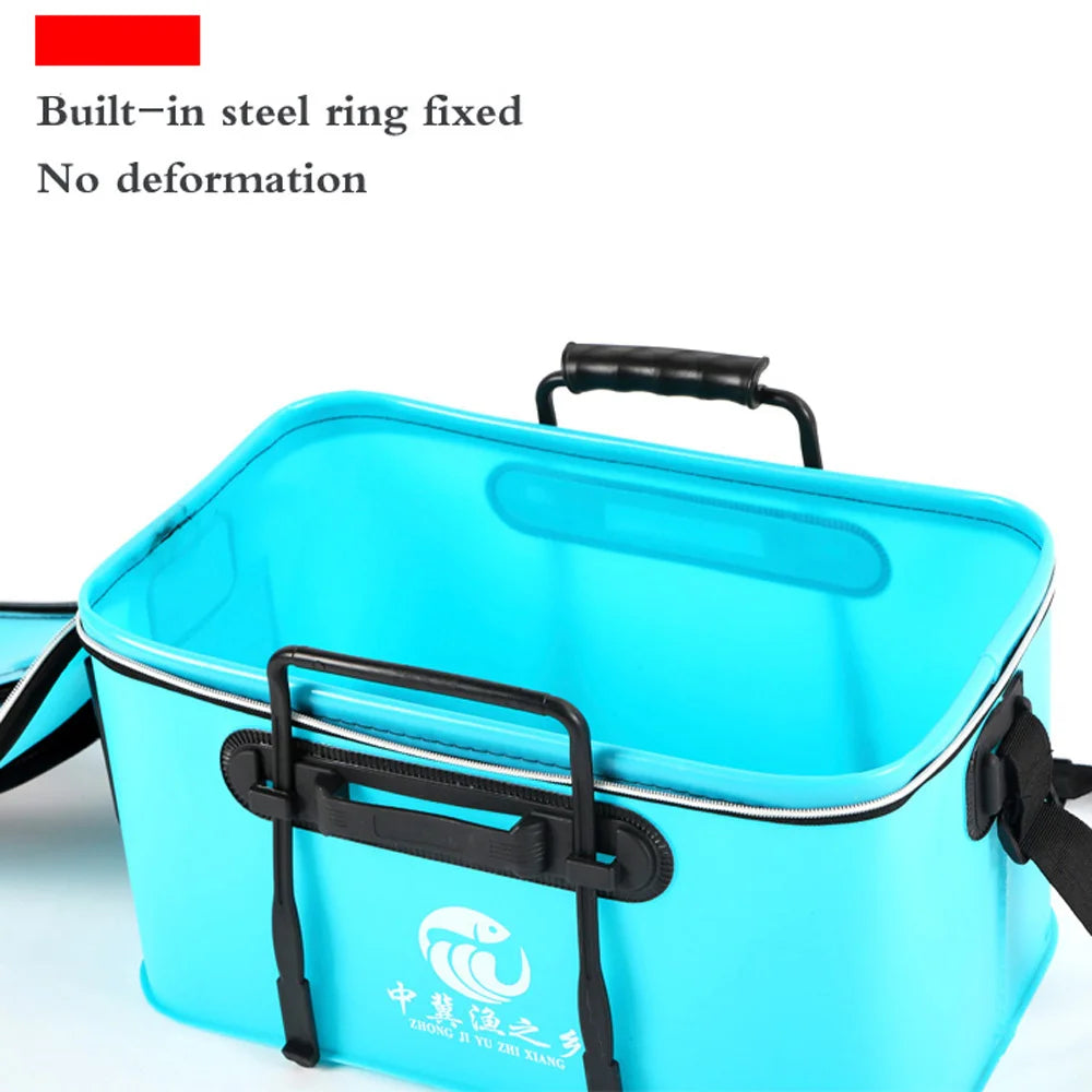 Waterproof Fishing Bucket & Tackle Storage Bag