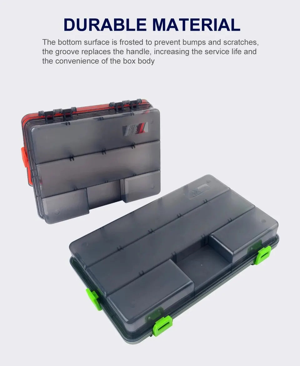 Tackle Box Large Capacity Waterproof Hook Storage Lure Bait Tray