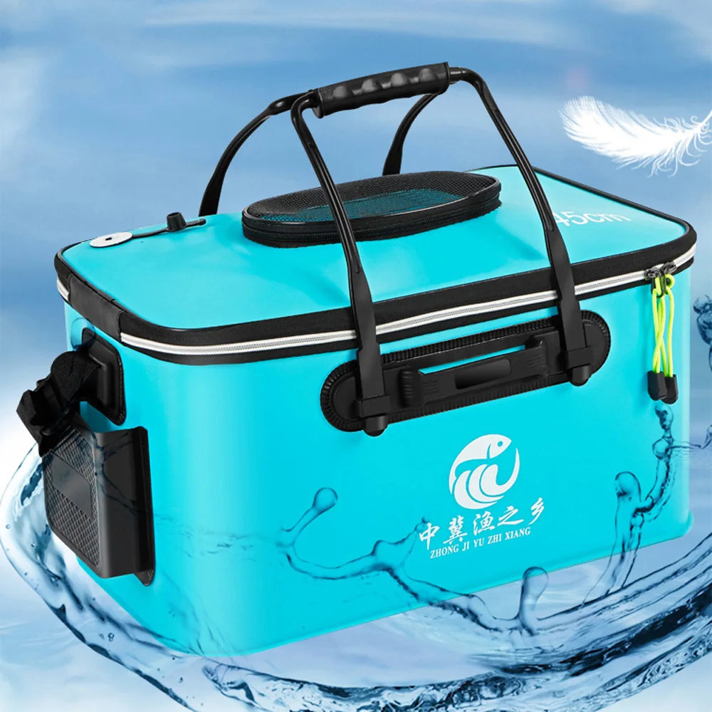 Waterproof Fishing Bucket & Tackle Storage Bag