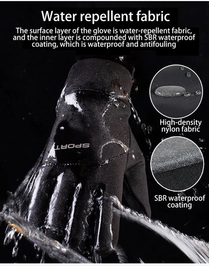 Winter Fishing Gloves with Touchscreen Fingers