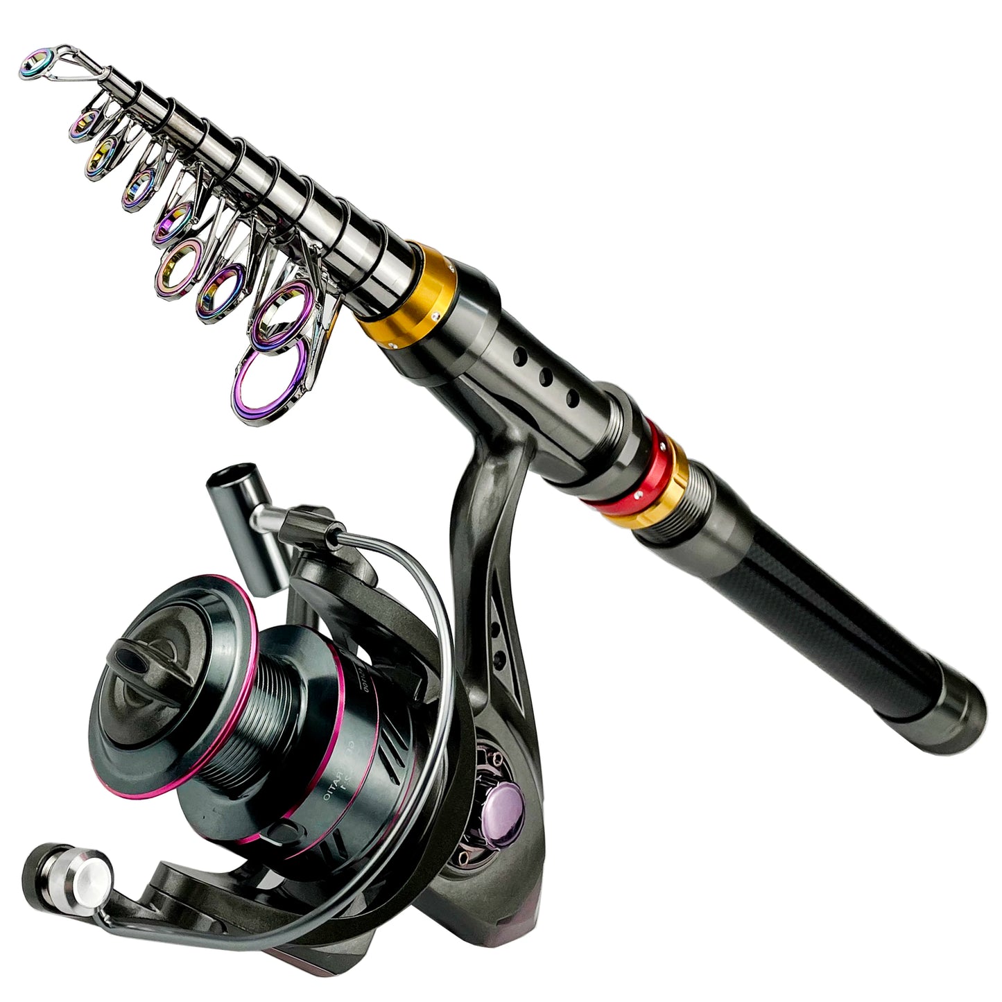 Carbon Fiber Telescopic Rod & Reel Combo