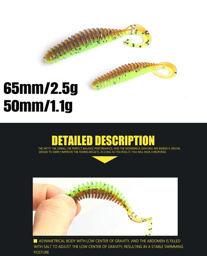 SoftTail Fishing Lure For Carp & Bass