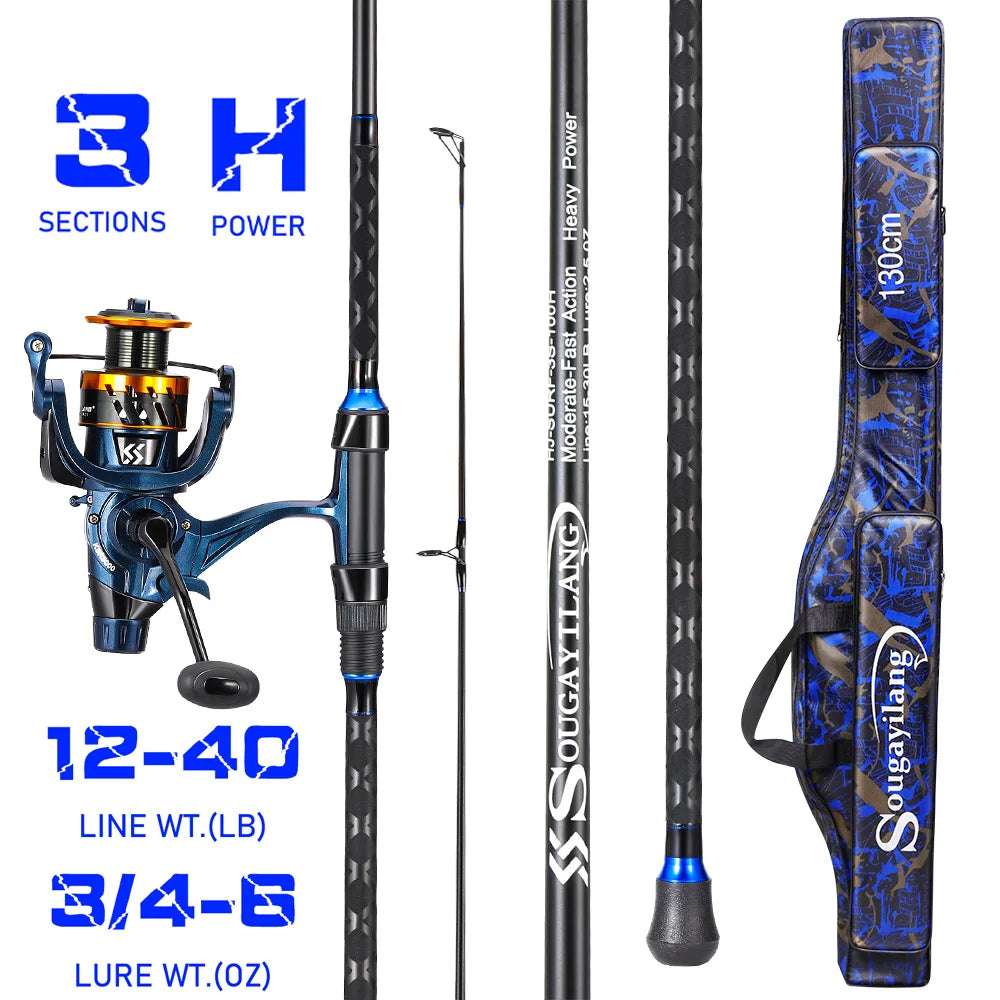 Sougayilang Surf Rod & Reel Combo – Saltwater Setup