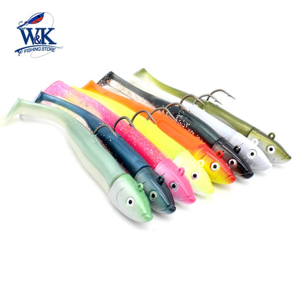 Seabass Paddle Tail Soft Lure Kit