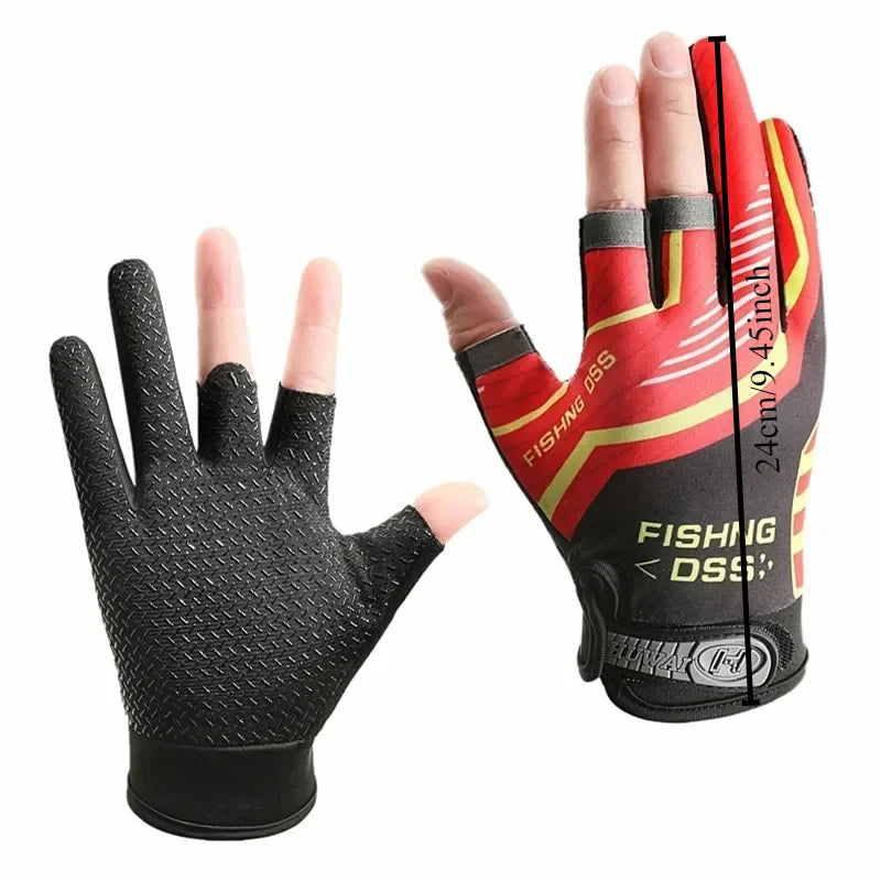 Breathable Anti-Slip Fishing Gloves