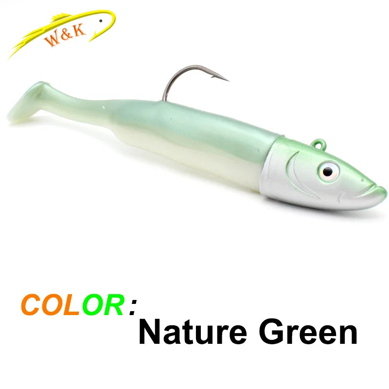 Seabass Paddle Tail Soft Lure Kit