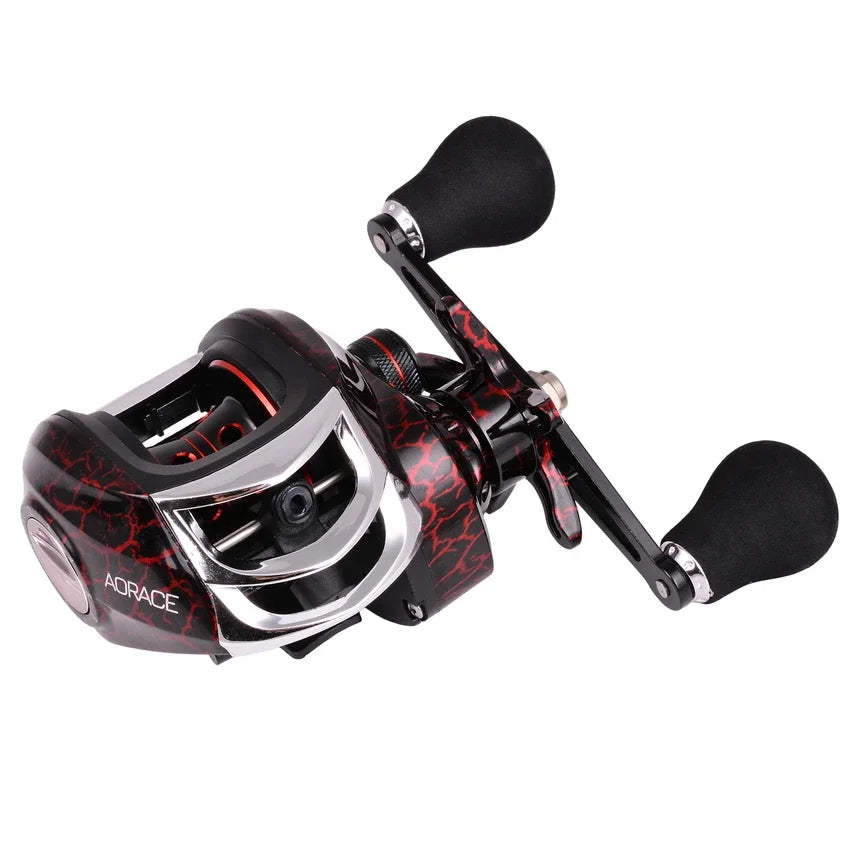 All Metal Baitcasting Reel – 7.2:1 High Drag Reel