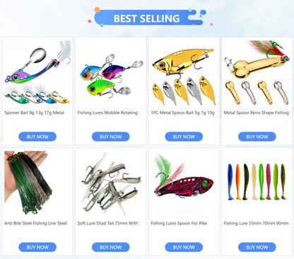Metal Vib Spinner Fishing Lure