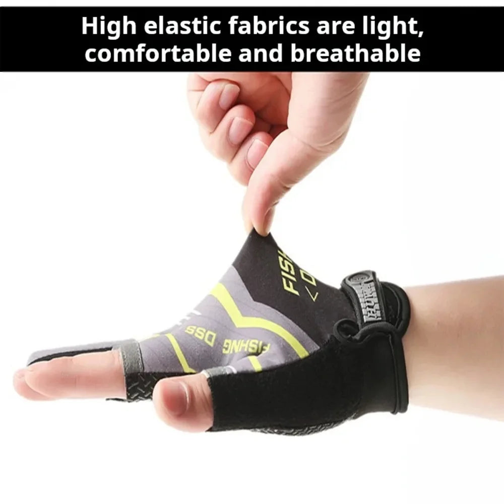 Breathable Anti-Slip Fishing Gloves
