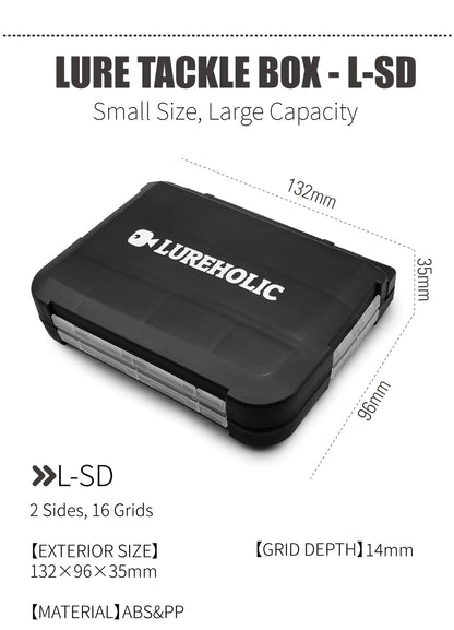 LUREHOLIC Fishing Tackle Organizer Box