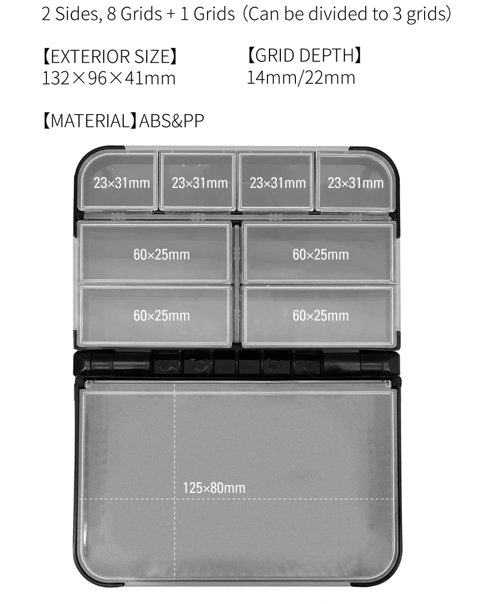 LUREHOLIC Fishing Tackle Organizer Box