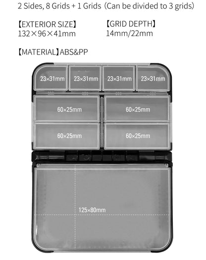 LUREHOLIC Fishing Tackle Organizer Box