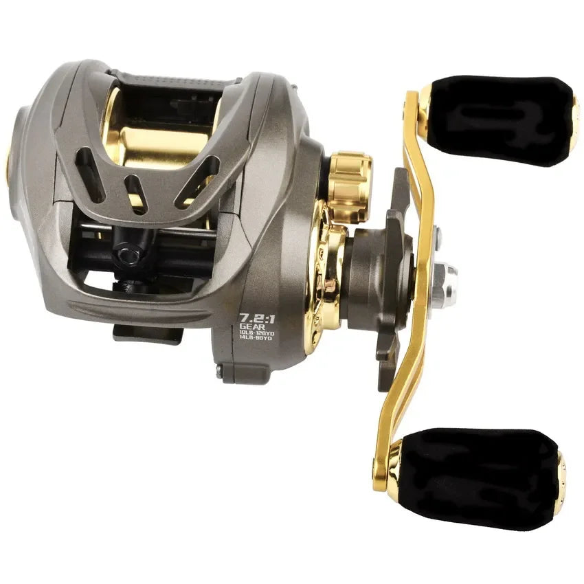 All Metal Baitcasting Reel – 7.2:1 High Drag Reel