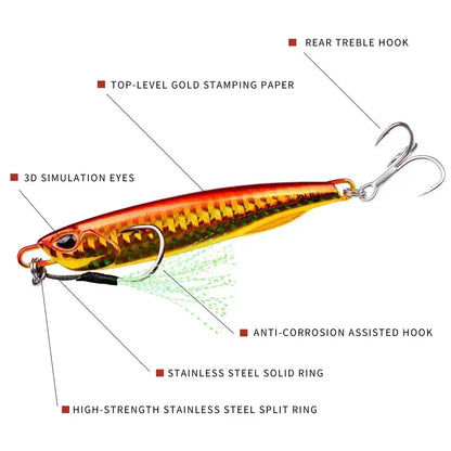 Trolling Hard Bait Fishing Lure Set